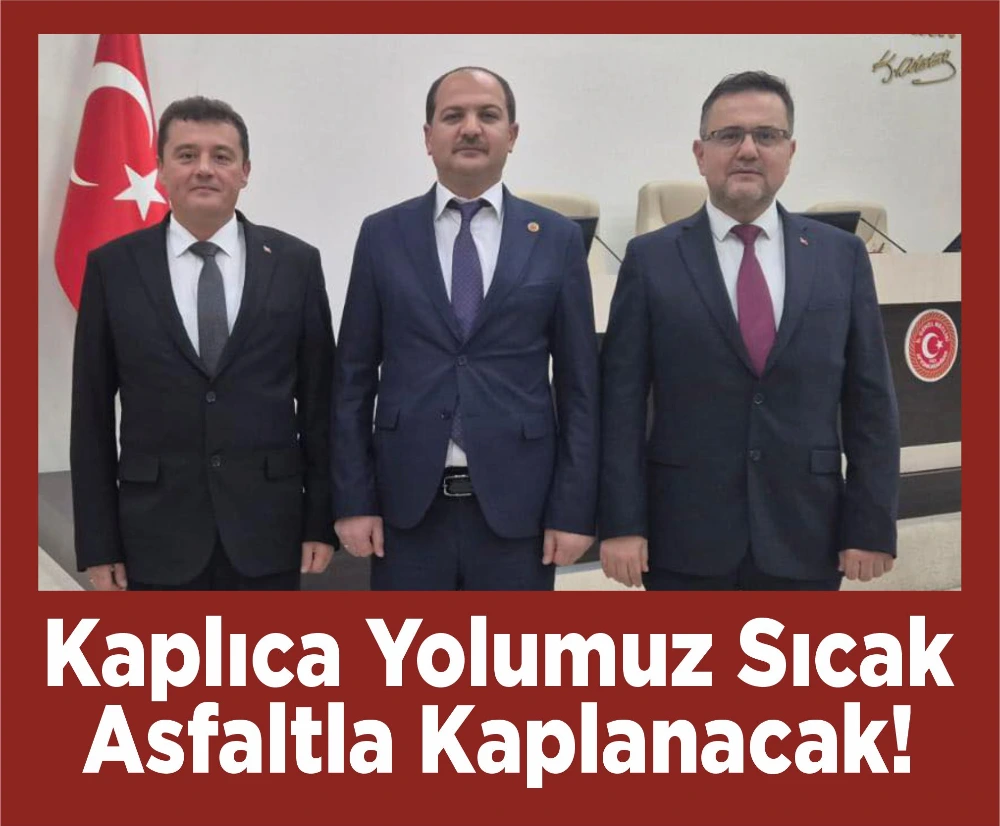 Kaplıca Yolumuz Sıcak  Asfaltla Kaplanacak!