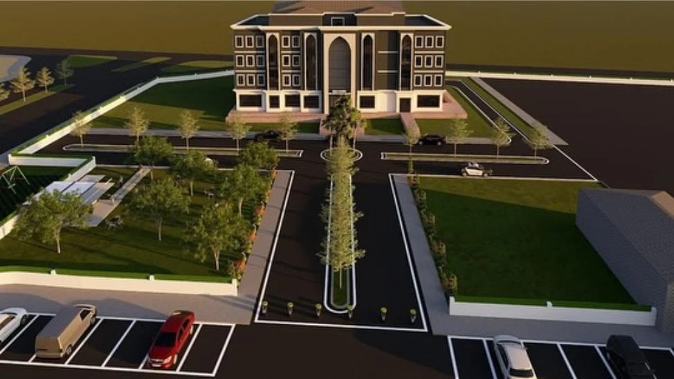 BOLVADİN BELEDİYE HİZMET BİNASI  ÇEVRE DÜZENLEME PROJESİ HAYATA GEÇİYOR