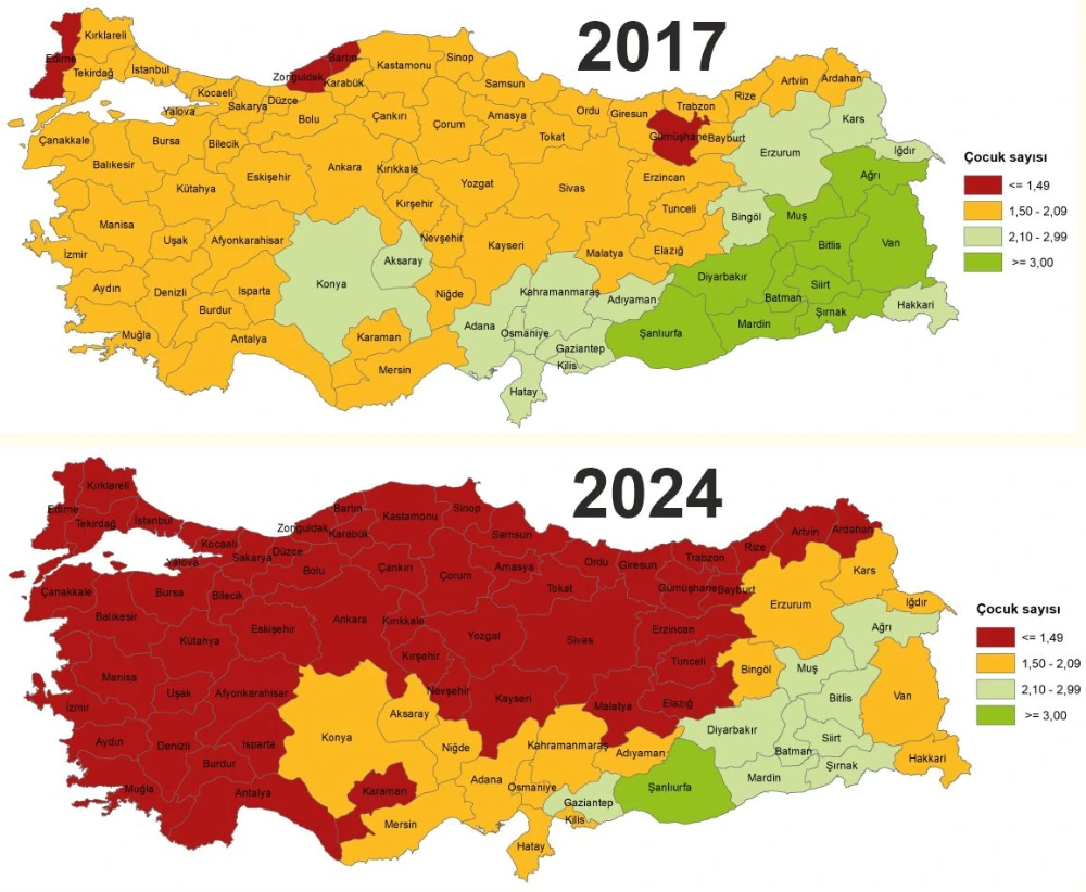 Doğum Hızı Azalıyor, Yaşlı Nüfus Artıyor