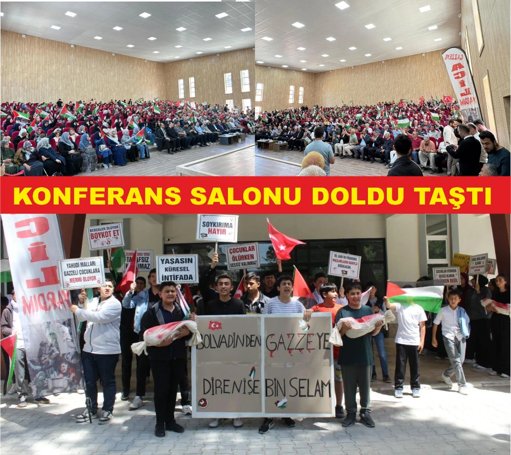 KONFERANS SALONU DOLDU TAŞTI