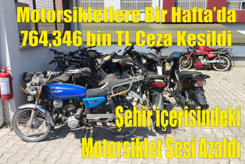 ŞEHİRDEKİ MOTORSİKLET SESİ  AZALDI