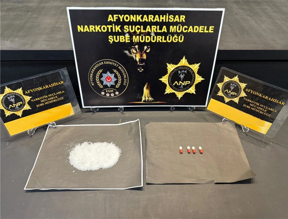 Bolvadin’de Durdurulan Araç’da Ele Geçirildi