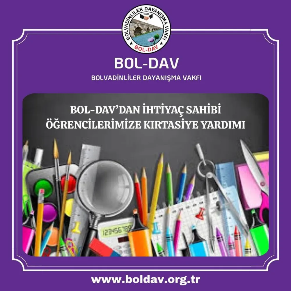 BOL-DAV Eğitim Destekleri Devam Ediyor